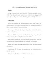 Bài 8   chỉ báo ADX 