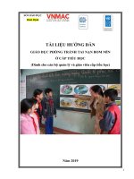 TÀI LIỆU HƯỚNG DẪN GIÁO DỤC PHỊNG TRÁNH TAI NẠN BOM MÌN Ở CẤP TIỂU HỌC (Dành cho cán bộ quản lý và giáo viên cấp tiểu học)