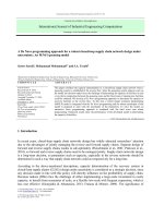 A De Novo programming approach for a robust closed-loop supply chain network design under uncertainty: An M/M/1 queueing model