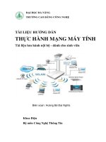 Giáo trình Tài liệu hướng dẫn Thực hành mạng máy tính
