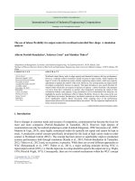 The use of labour flexibility for output control in workload controlled flow shops: A simulation analysis