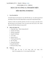 NHẬP MÔN INTERNET VÀ ELEARNING  ITC101