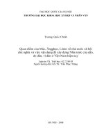 Quan điểm của mác, ăngghen, lênin về nhà nước xã hội chủ nghĩa và việc vận dụng để xây dựng nhà nước của dân, do dân, vì dân ở việt nam hiện nay 