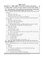 MODUN 1 HIỂU BIẾT VỀ CNTT CƠ BẢN