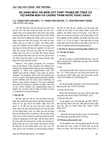 So sánh mức ăn mòn cốt thép trong bê tông có độ nhiễm mặn và chống thấm nước khác nhau