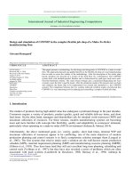 Design and simulation of CONWIP in the complex flexible job shop of a Make-To-Order manufacturing firm