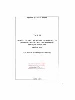 Nghiên cứu, thiết kế thử đầu thu phát dải tần 900MHz nhằm nâng cao cự ly hoạt động cho mạng không dây 