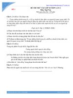 15 đề THI THỬ văn 9 lần 2 