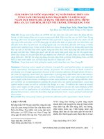 Giải pháp cấp nước mặn phục vụ nuôi trồng thủy sản vùng Nam Trung Bộ bằng trạm bơm và giếng lọc ngầm đặt trong bờ, áp dụng thí điểm cho công trình Hòa An, xã Tam Hòa, huyện Núi Thành, tỉnh