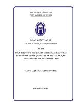 Hoàn thiện công tác quản lý chi phí dự án đầu tư xây dựng cơ bản tại ban quản lý dự án đầu tư xây dựng huyện thường tín thành phố hà nội  
