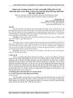 Nghiên cứu sử dụng mạng CAN Bus trong điều khiển giám sát cấp nhiên liệu điện tử cho động cơ diesel tàu thủy khi dùng hỗn hợp nhiên liệu dầu thực vật/dầu DO