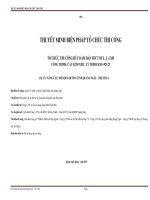 Mẫu hồ sơ nghiệm thu cọc khoan nhồi cực hay