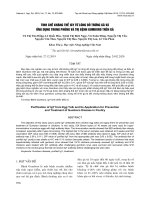 Tinh chế kháng thể IgY từ lòng đỏ trứng gà và ứng dụng trong phòng và trị bệnh Gumboro trên gà