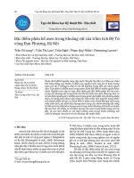 Đặc điểm phân bố Asen trong khoáng vật của trầm tích Đệ Tứ vùng Đan Phượng, Hà Nội