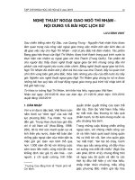 Nghệ thuật ngoại giao Ngô Thì Nhậm - nội dung và bài học lịch sử