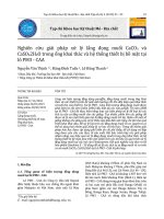 Nghiên cứu giải pháp xử lý lắng đọng muối CaCO3 và CaSO42H2O trong ống khai thác và hệ thống thiết bị bề mặt tại lô PM3 - CAA