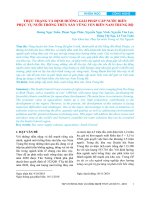 Thực trạng và định hướng giải pháp cấp nước biển phục vụ nuôi trổng thủy sản vùng ven biển Nam Trung Bộ