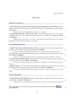 Nghiên cứu những yếu tố tác động đến quyết định sử dụng dịch vụ 4G của người dùng Việt Nam