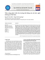 Tiềm năng phát triển thị trường bất động sản du lịch, nghỉ dưỡng tại Việt Nam