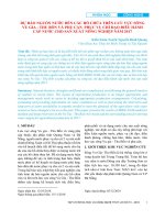 Dự báo nguồn nước đến các hồ chứa trên lưu vực sông Vu Gia - Thu Bồn và phụ cận phục vụ chỉ đạo điều hành cấp nước cho sản xuất nông nghiệp năm 2017