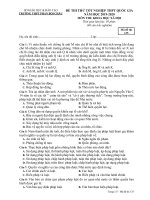 Đề thi thử THPT Quốc gia môn GDCD năm 2020 - THPT Phan Bội Châu