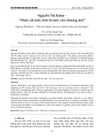 Nguyễn Thị Kiêm – “Nhân vật mới, tình tứ mới, văn chương mới”