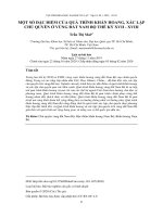 Một số đặc điểm của quá trình khẩn hoang, xác lập chủ quyền ở vùng đất Nam Bộ thế KỶ XVII - XVIII