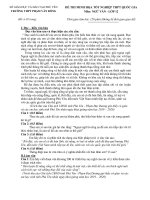 Đề thi thử THPT Quốc gia môn Ngữ văn năm 2020 - THPT Phạm Văn Đồng