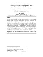 Trao đổi thêm về thời điểm ra đời của tín ngưỡng thờ Mẫu Tam Phủ