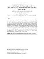 Chính sách của thực dân Pháp đối với các dân tộc thiểu số ở Tây Nguyên