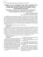 Nghiên cứu các giải pháp chứng thực tài khoản tập trung cho cán bộ giảng viên, công nhân viên và sinh viên Trường Đại học Giao thông vận tải Thành phố Hồ Chí Minh