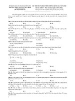 Đề thi thử THPT Quốc gia môn Hóa học năm 2020 - THPT Nguyễn Thái Bình