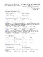 Đề thi thử THPT Quốc gia môn Toán năm 2020 - THPT Nguyễn Thị Minh Khai