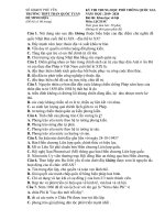 Đề thi thử THPT Quốc gia môn Lịch sử năm 2020 - THPT Trần Quốc Tuấn