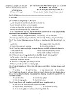 Đề thi thử THPT Quốc gia môn GDCD năm 2020 - THPT Lê Thành Phương