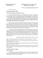 Đề thi thử THPT Quốc gia môn Ngữ văn năm 2020 - THPT Lê Lợi