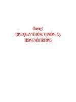 Bài giảng Ứng dụng kỹ thuật hạt nhân trong môi trường và thủy văn: Chương 1 - PGS.TS. Trần Thiện Thanh, PGS.TS. Lê Công Hảo