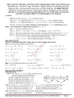 Chương 1: Ứng dụng đạo hàm để khảo sát và vẽ đồ thị của hàm số - Sự đồng biến và nghịch biến của hàm số