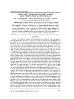 Nghiên cứu thăm dò phát hiện dioxin bằng phương pháp Sandwich ELISA