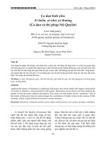 Ca dao tình yêu: Ai buồn, ai nhớ, ai thương (Ca dao và thi pháp nữ quyền)
