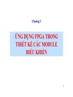Bài giảng Điều khiển nhúng - Chương 3: Ứng dụng FPGA trong thiết kế các module điều khiển