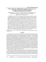 Tối ưu hóa quá trình chế tạo hạt nano CoxFe3-xO4 sử dụng ma trận Plackett-Burman và phương pháp đáp ứng bề mặt