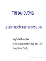 Bài giảng Tin học đại cương: Bài 6 - ThS. Nguyễn Thị Phương Thảo