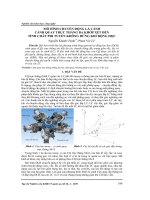 Mô hình chuyển động lá cánh cánh quay trực thăng ba khớp xét đến tính chất phi tuyến không dừng khí động học