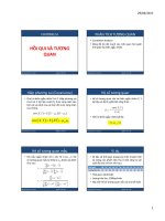 Bài giảng Toán cao cấp 1: Chương 5c - Nguyễn Văn Tiến