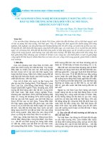 Các giải pháp công nghệ đổ thải hợp lý đáp ứng yêu cầu bảo vệ môi trường sinh thái đối với các mỏ than, khoáng sản Việt Nam