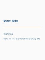 Bài giảng Tối ưu hóa nâng cao: Chương 10 - Hoàng Nam Dũng