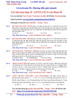 Hướng dẫn giải nhanh các bài toán thực tế - giá trị nhỏ nhất, giá trị lớn nhất của hàm số