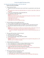 Câu hỏi trắc nghiệm marketing căn bản có đáp án