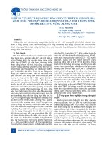 Một số vấn đề về lựa chọn dây chuyền thiết bị cơ giới hóa khai thác phù hợp cho điều kiện vỉa than dày trung bình, độ dốc đến 45° ở vùng Quảng Ninh